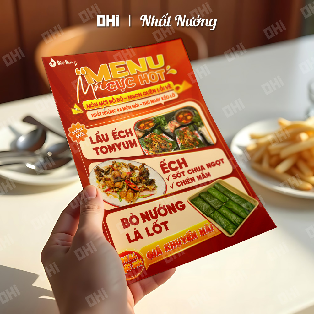 BST Menu lĩnh vực F&B quý 2