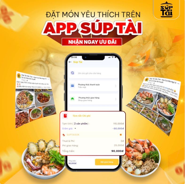 SÚP TÀI - GIỚI THIỆU APP