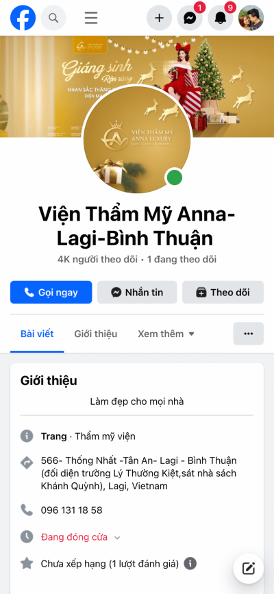 VIỆN THẨM MỸ ANNA
