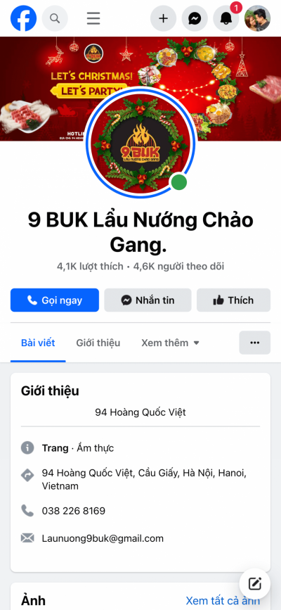 9 BUK LẨU NƯỚNG CHẢO GANG