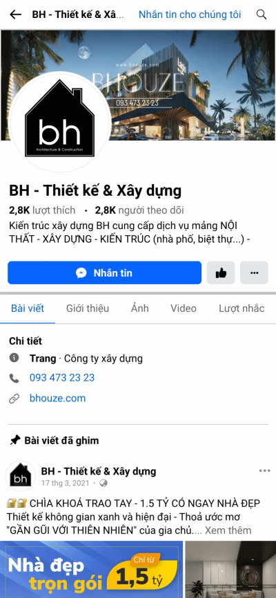 BH - THIẾT KẾ VÀ XÂY DỰNG
