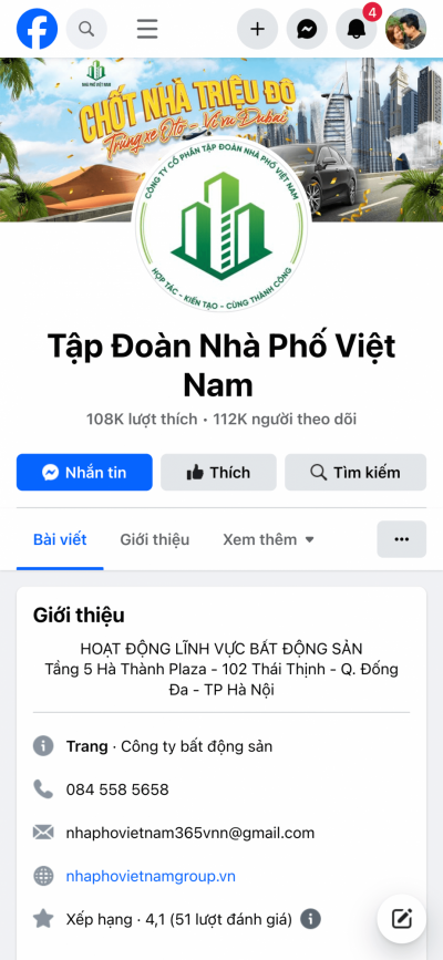 TẬP ĐOÀN NHÀ PHỐ VIỆT NAM