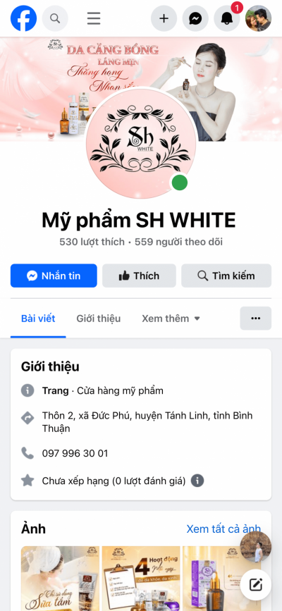 MỸ PHẨM SH WHITE