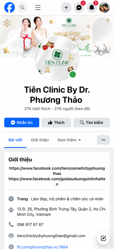 TIÊN CLINIC BAY DR. PHƯƠNG THẢO