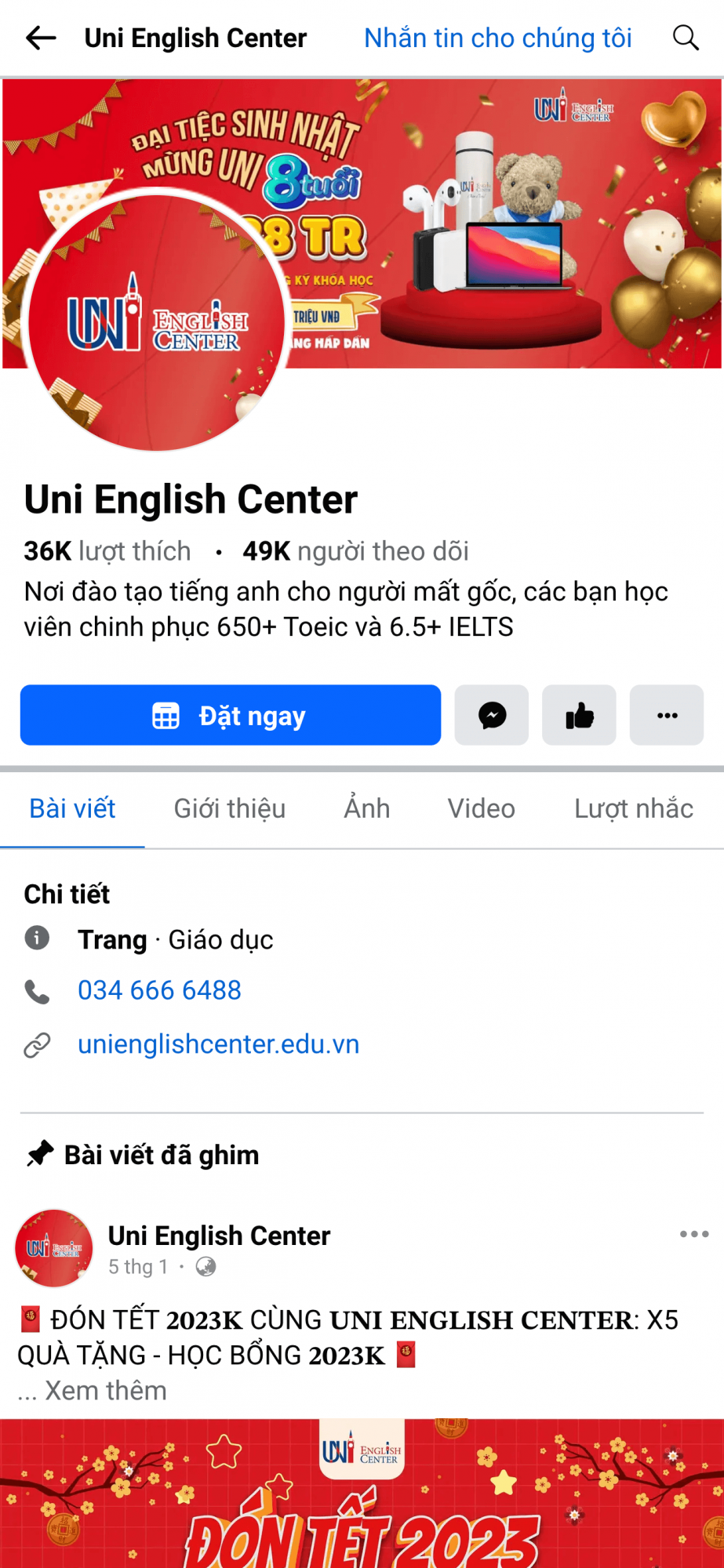 UNI ENGLISH CENTER