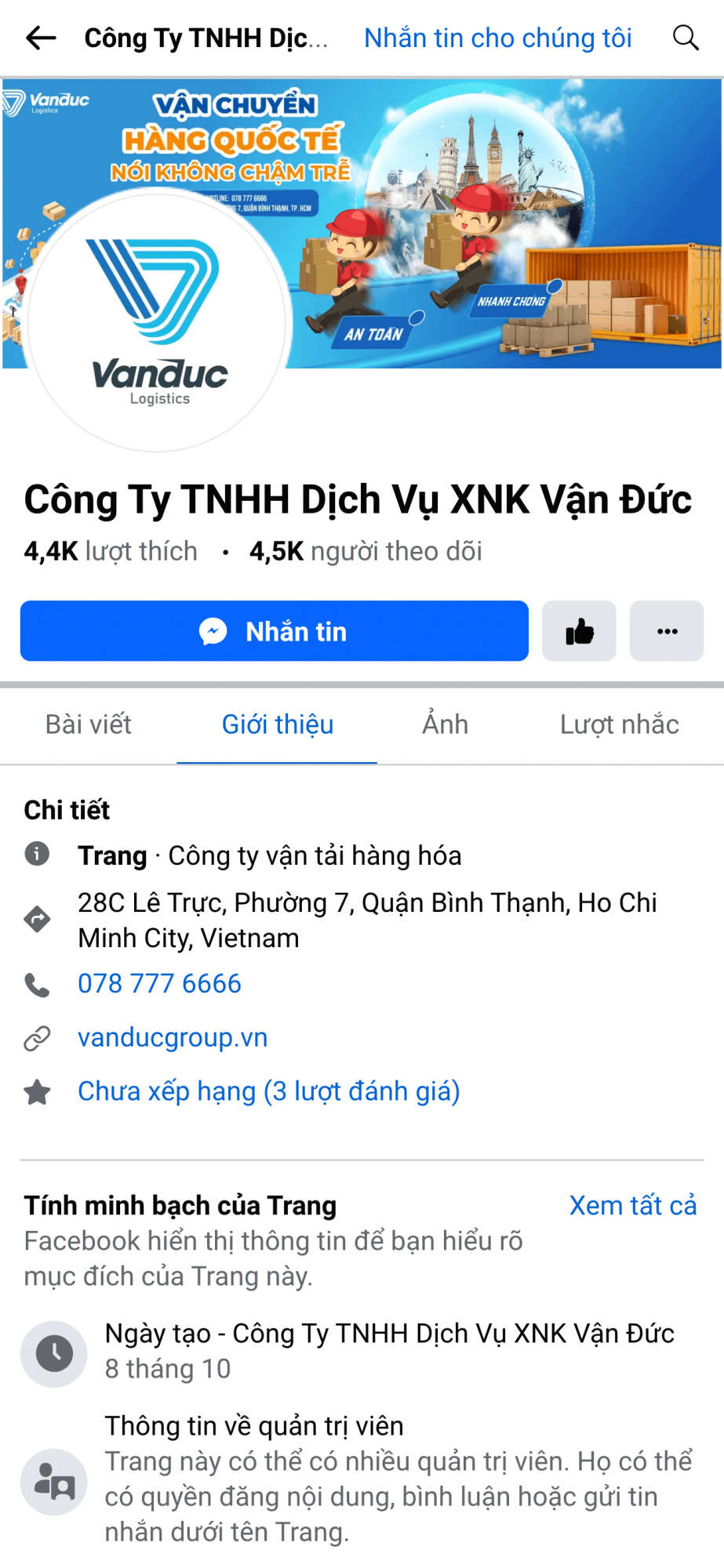 VẬN ĐỨC LOGISTICS