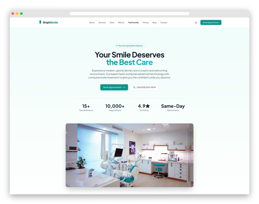 thiết kế website nha khoa