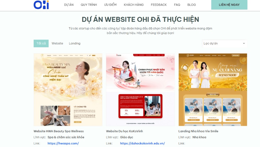 thiết kế website cho doanh nghiệp trọn gói