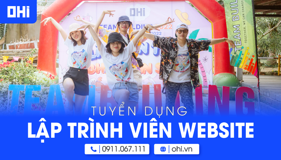 [Tuyển dụng Tháng 4] Nhân Viên Lập Trình Website