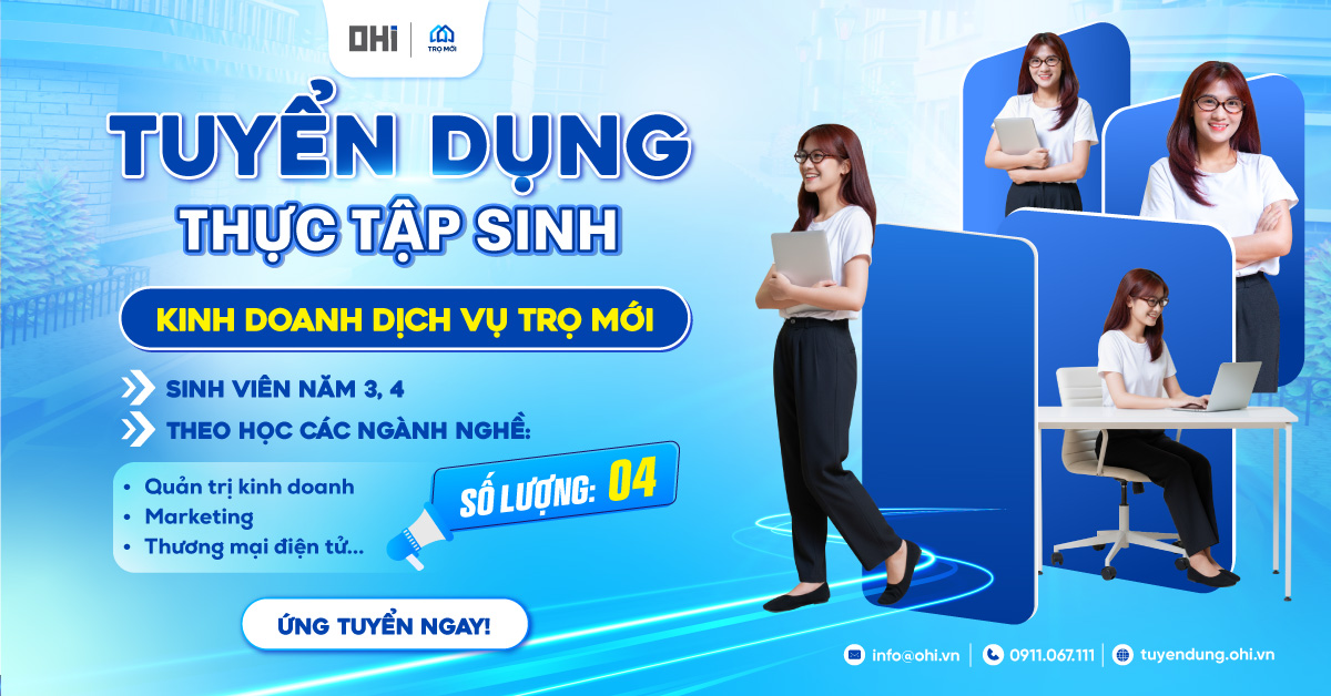 Thực tập sinh Kinh doanh Huệ thống phần mềm