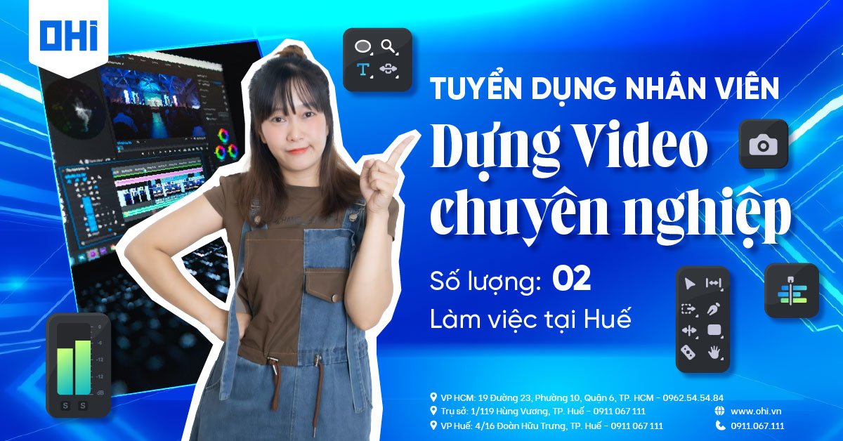 Tuyển Nhân Viên Dựng Video