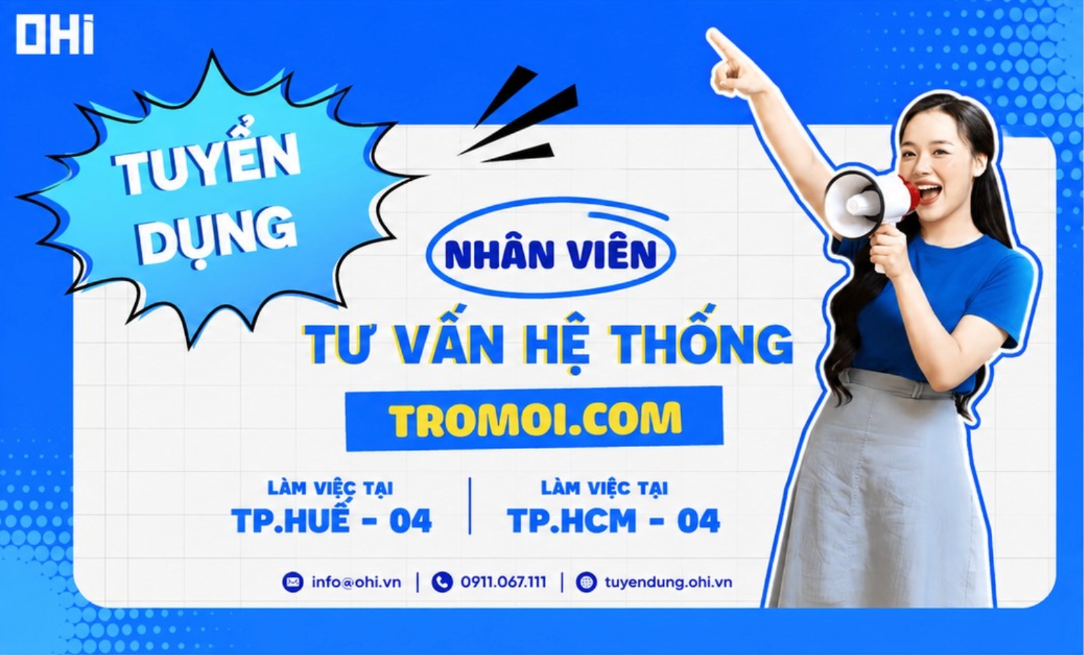 Nhân viên Tư vấn hệ thống phần mềm Trọ Mới - Tromoi.com