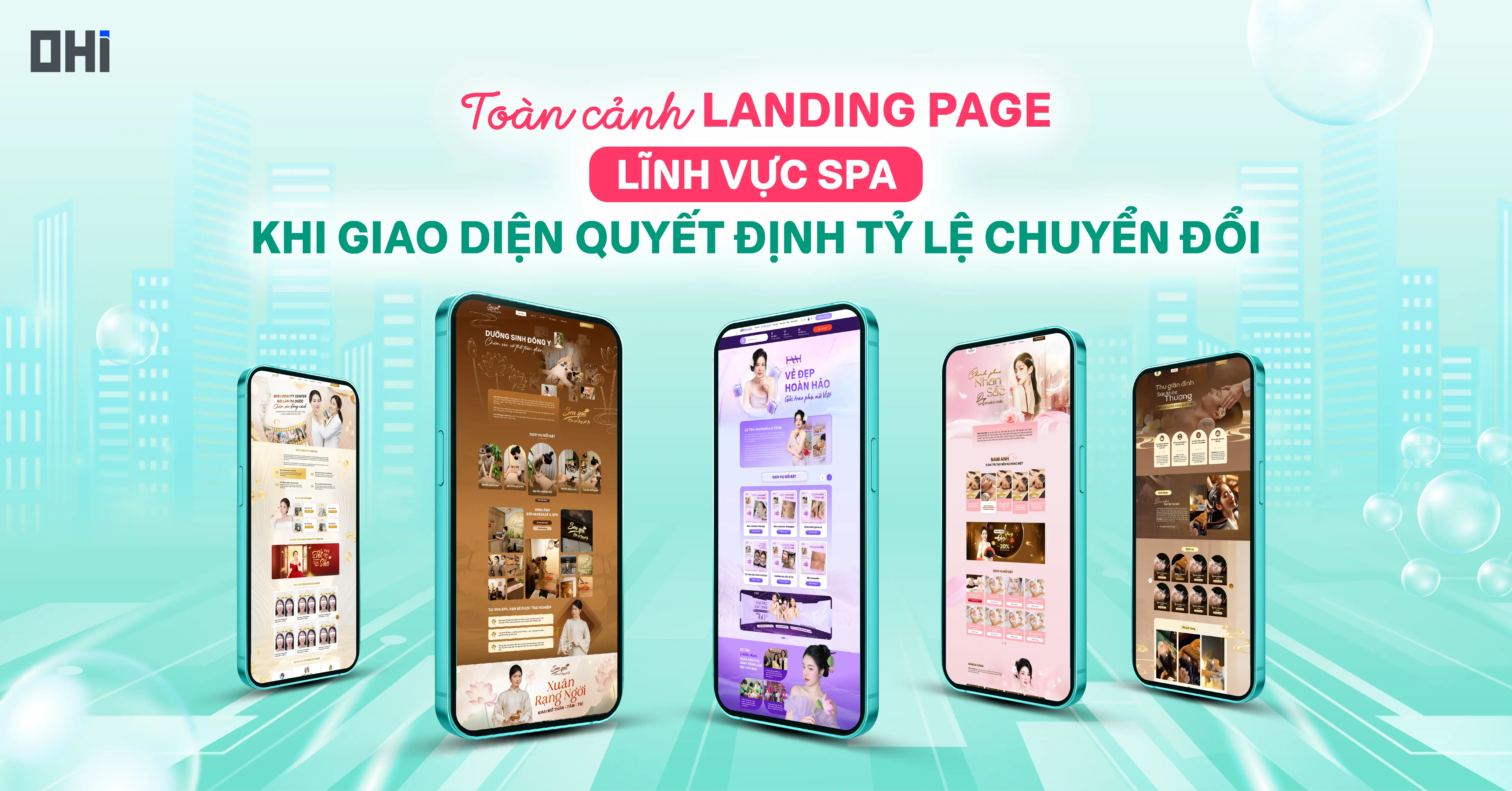 Toàn cảnh Landing Page lĩnh vực Spa – Khi giao diện quyết định tỷ lệ chuyển đổi