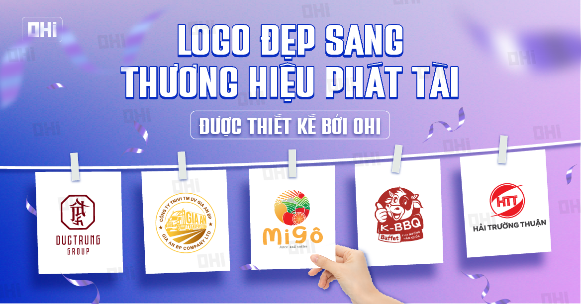 Logo đẹp sang - Thương hiệu phát tài được thiết kế bởi OHI