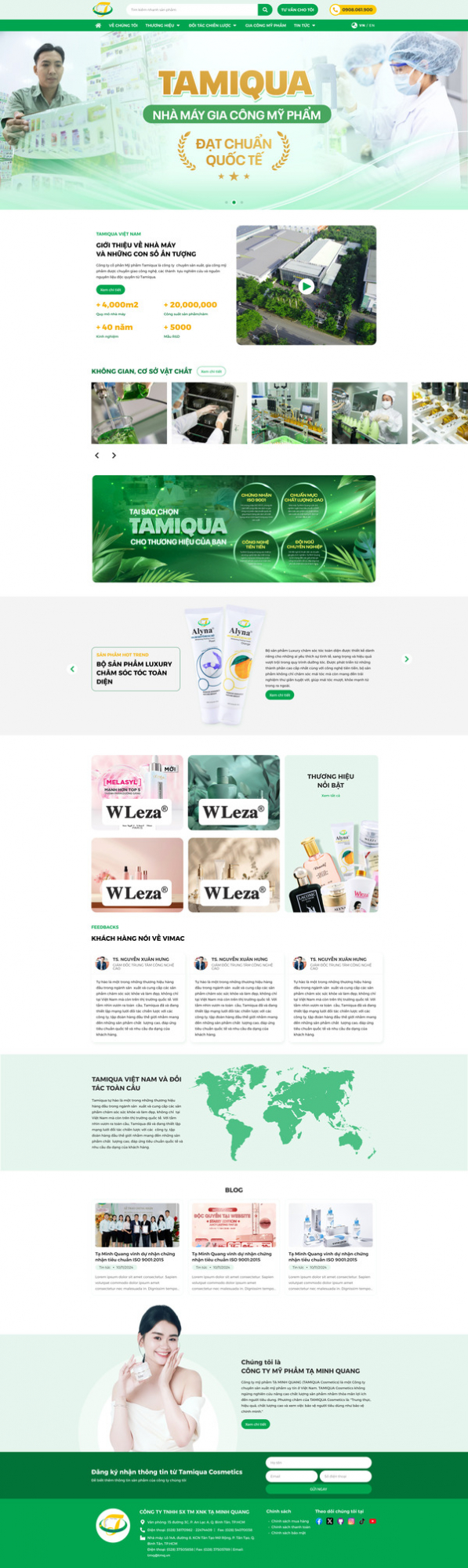Website Tamiqua Cosmetics