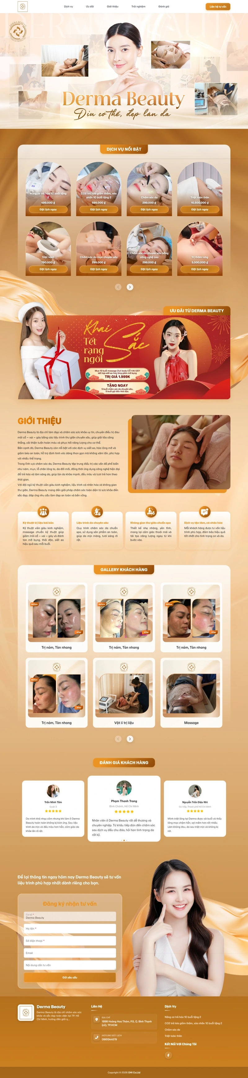 Landing Derma Beauty