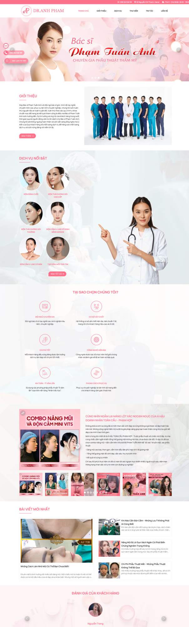 Website Bác sĩ Phạm Tuấn Anh