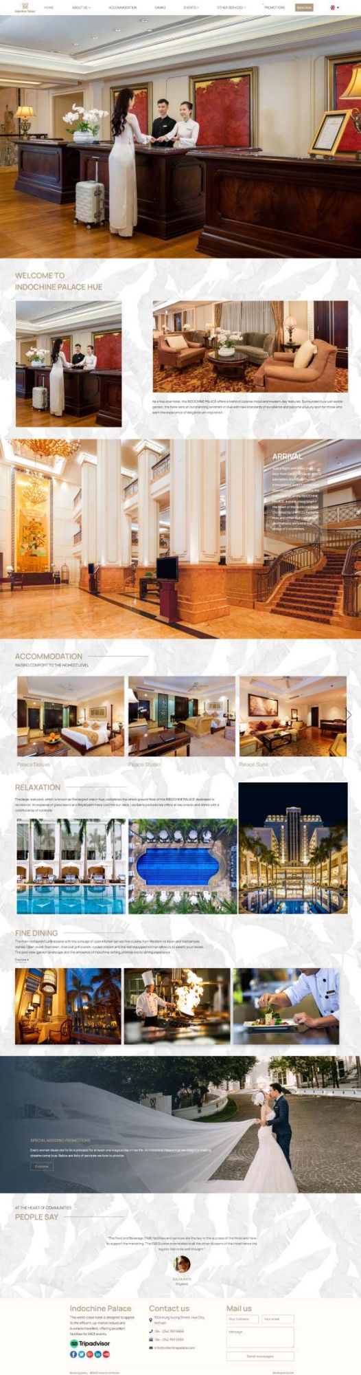 Website Indochine Palace
