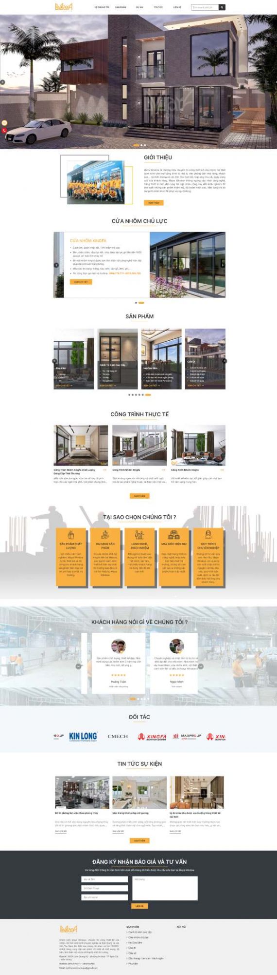 Website MayA window